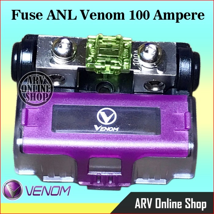 Fuse Anl Venom 100 Ampere Sikring Sekring Pengaman Audio Mobil