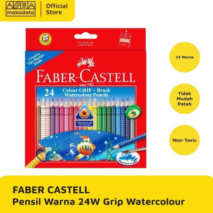 

Sale Pensil Warna | Color Pencil Faber Castell 24 Warna Watercolour Grip