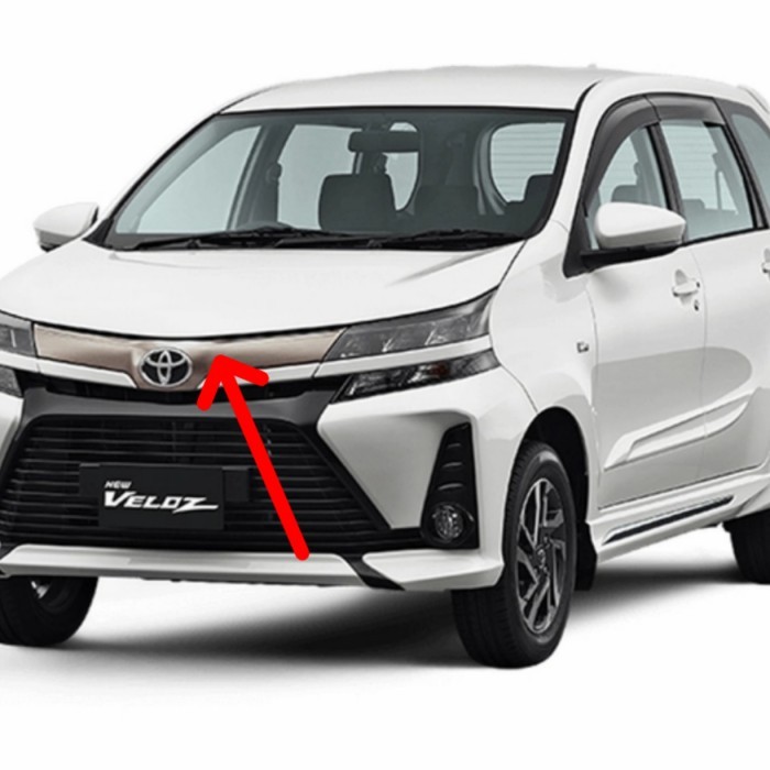 List Kap Mesin/List Chrome Kap Mesin Avanza Veloz 2019/2021 Original
