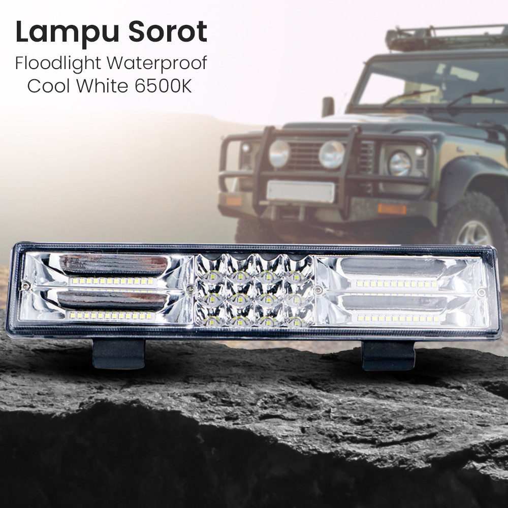 

- Changyu Lampu Sorot Mobil Floodlight Waterproof Cool White 6500K 180W - SDB18 -