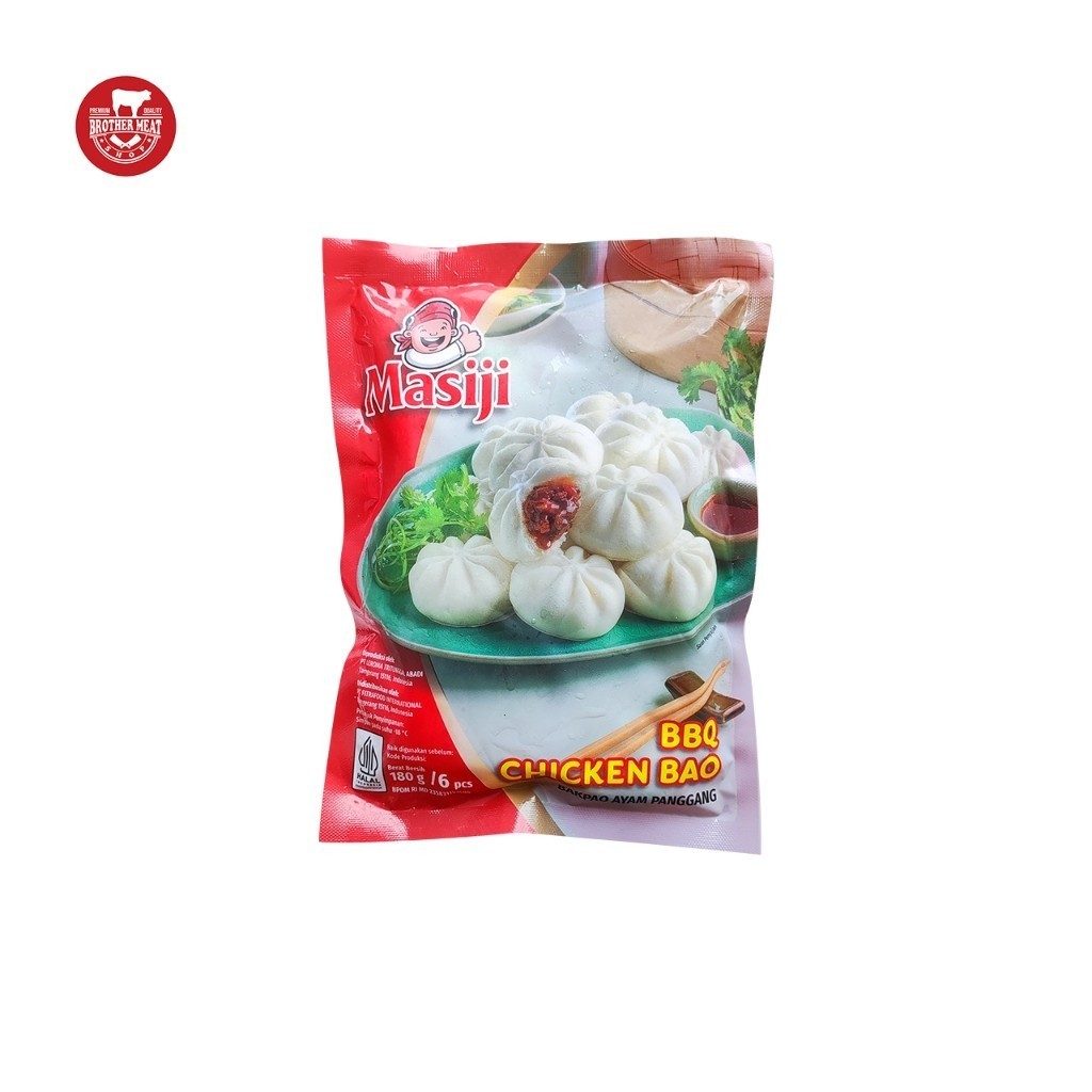 

Masiji BBQ Chicken Bao 180gr, Bakpao Ayam - Brothermeatshop