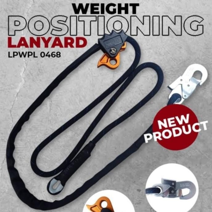 

work positioning lanyard LPWPL 0468 Adjustable lanyard Leopard