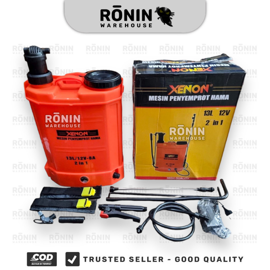 XENON Mesin Semprotan Penyemprot Hama 2in1 13L 12V Tangki Semprot Elektrik Sprayer