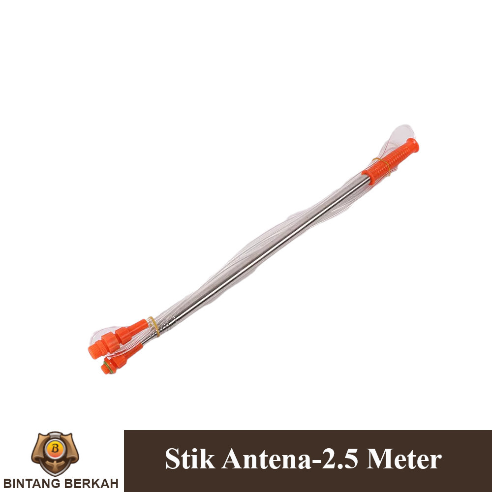 Stik Antena Stik Teleskopik Stik Sprayer Panjang 2.5 Meter Pertanian