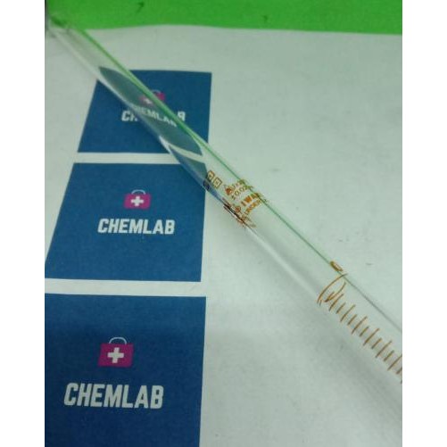 Buret 50Ml Capacity . Clear Class A. Amber Graduation. Iwaki Pyrex Original Dan Terpercaya