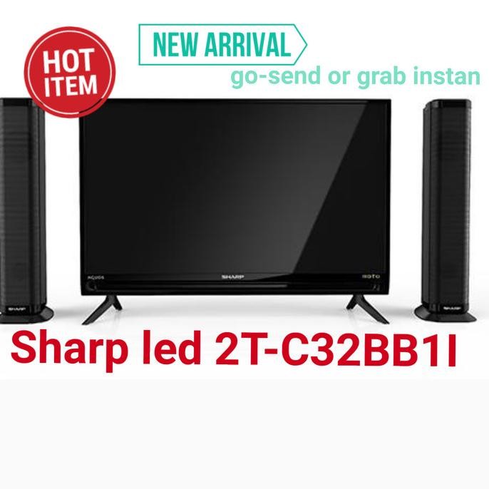 New Sharp Led Speaker Tower Iioto 32 2T-C32Bb1I Original Dan Terpercaya