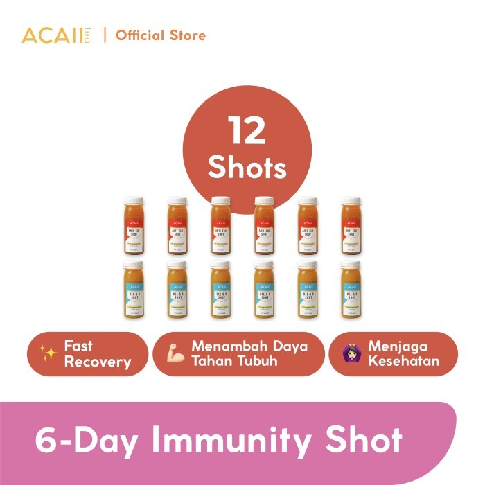 

Diskon Acaii Tea 6-Day Immunity Shot (12X125Ml)