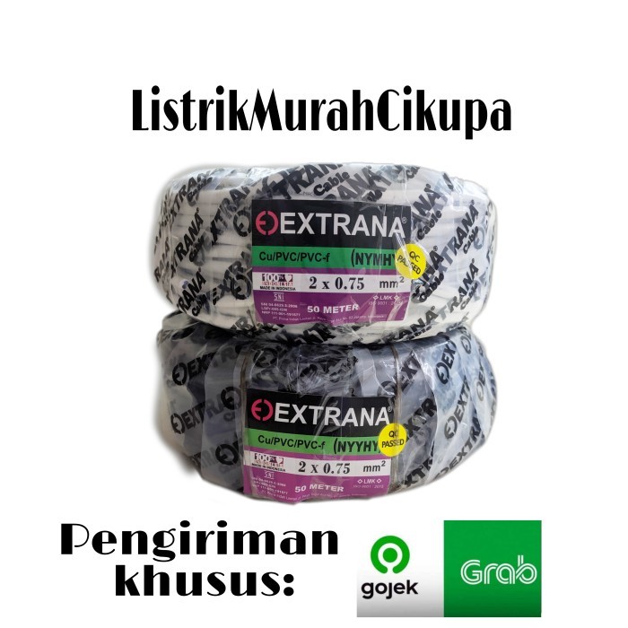 Kabel Extrana Nymhyo 2X0,75 Extrana Nymhyo 2X075 50M 50Meter