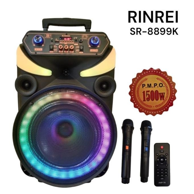 Speaker Portable RINREI SR-8899K / SR 8899 K 15" in Meeting Bluetooth