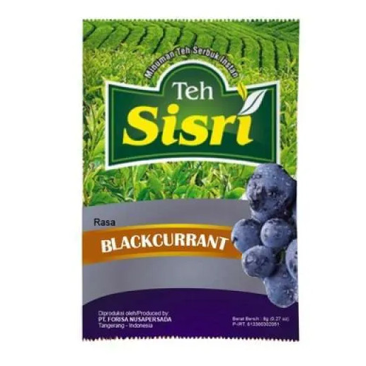 

Teh Sisri Blackcurrant 1 Renceng Isi 10 Original Asli