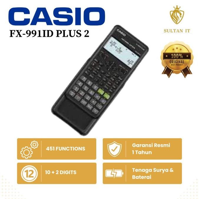 

KALKULATOR SCIENTIFIC CASIO FX 991ID PLUS 2 ORIGINAL