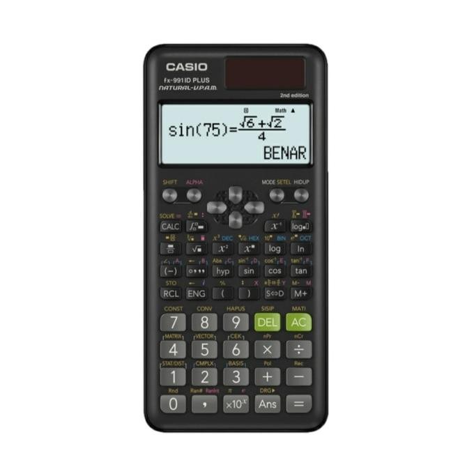 

TERBARU - CASIO FX-991 ID PLUS - Kalkulator Ilmiah