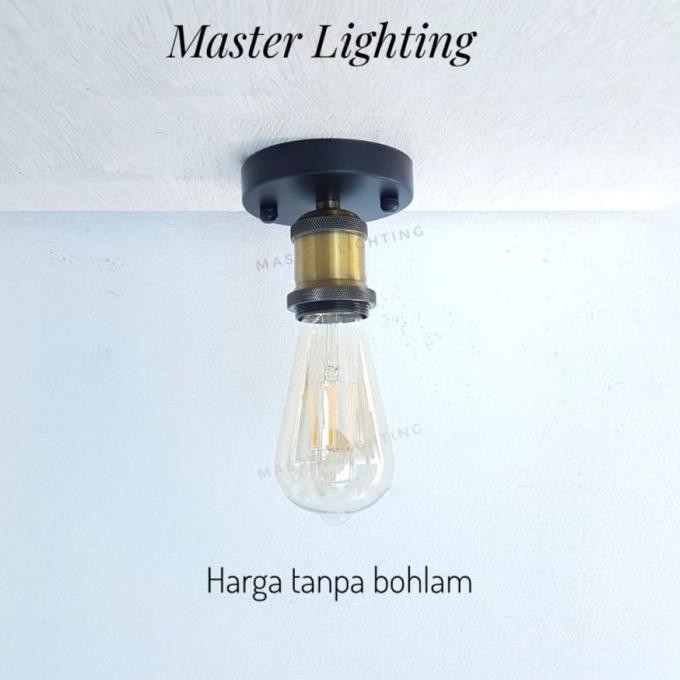 Lampu plafon hias simple fiting e27 lampu teras rumah