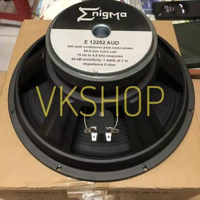 SPEAKER KOMPONEN ENIGMA E 12252 AUD / E12252AUD / E-12252 AUD 12 INCH