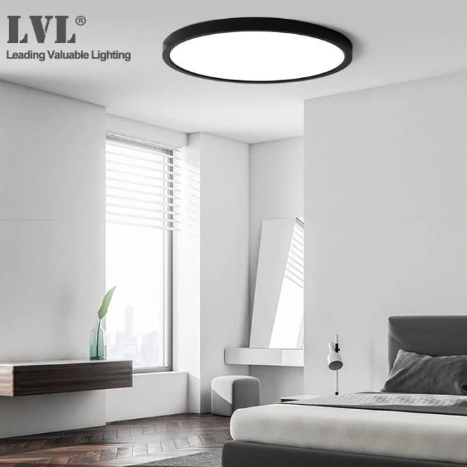 Lampu Plafon Rumah Bulat LED Warm White Lampu Plafon Minimalis