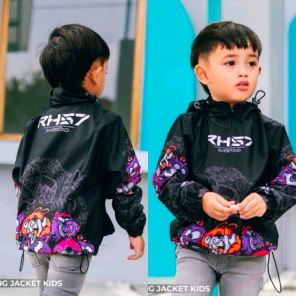 Baju Anak Halus & Tebal Jaket Racing Hell Anak Usia 6 Sampai 12 Tahun