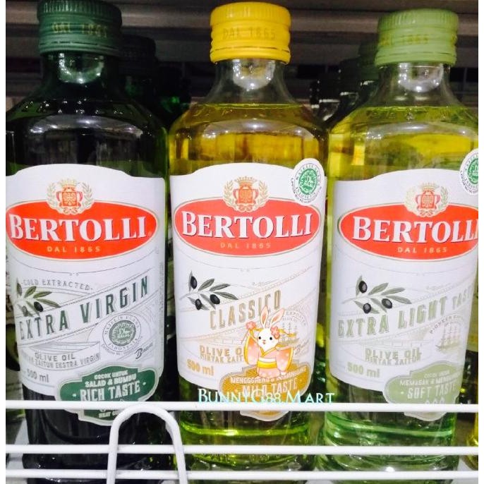 

Bertolli Extra Virgin Olive Oil 500Ml/Minyak Zaitun/Minyak Olive Original Dan Terpercaya