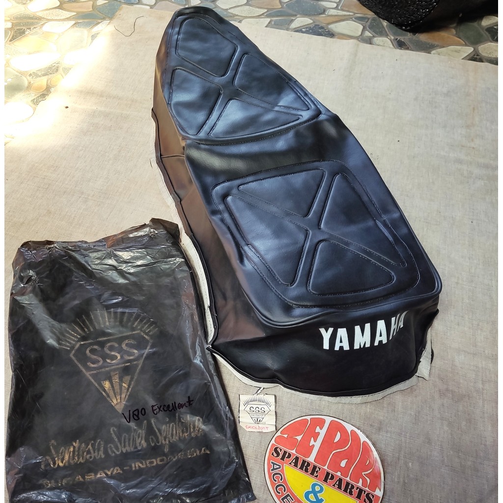 Sarung jok V80 Excelent Bungkus Kulit Sadel Yamaha V80 EXCELLENT