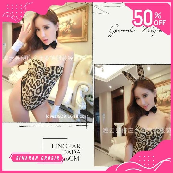 SINAR GROSIR LD 110CM / LINGERIE LEOPARD / LEOPARD BIG SIZE / SEXY LEOPARD TERBAIK !