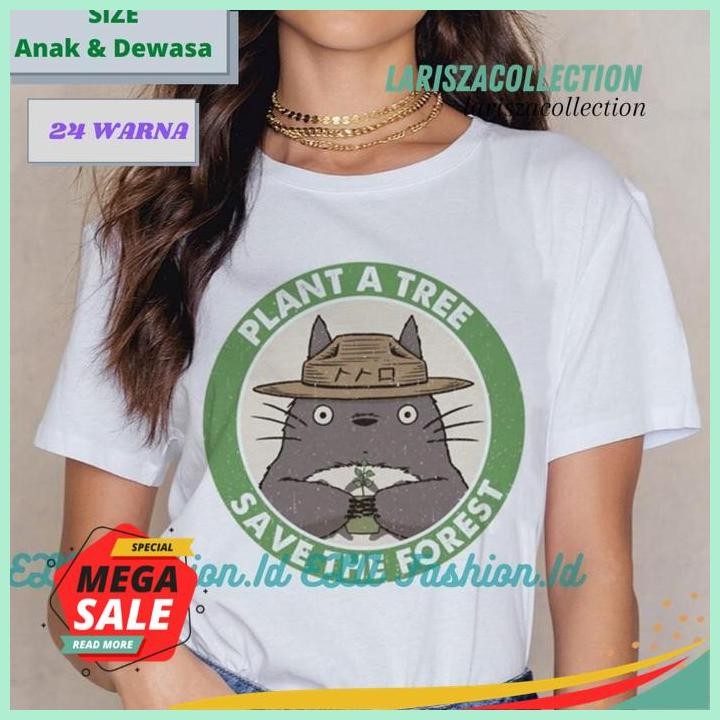 KAOS PREMIUM  BONEKA TOTORO STUDIO GHIBLI MIYAZAKI HAYAO MY NEIGHBOR TOTORO  T SHIRT KARTUN CHIHIRO 