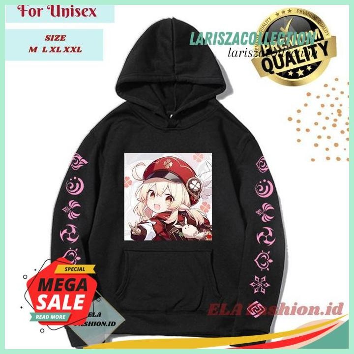 HOODIE GENSHIN IMPACT HOODIE KTER VENTI KLEE QIQI KUALITAS TERBAIK BY LARISZA COLLECTION 