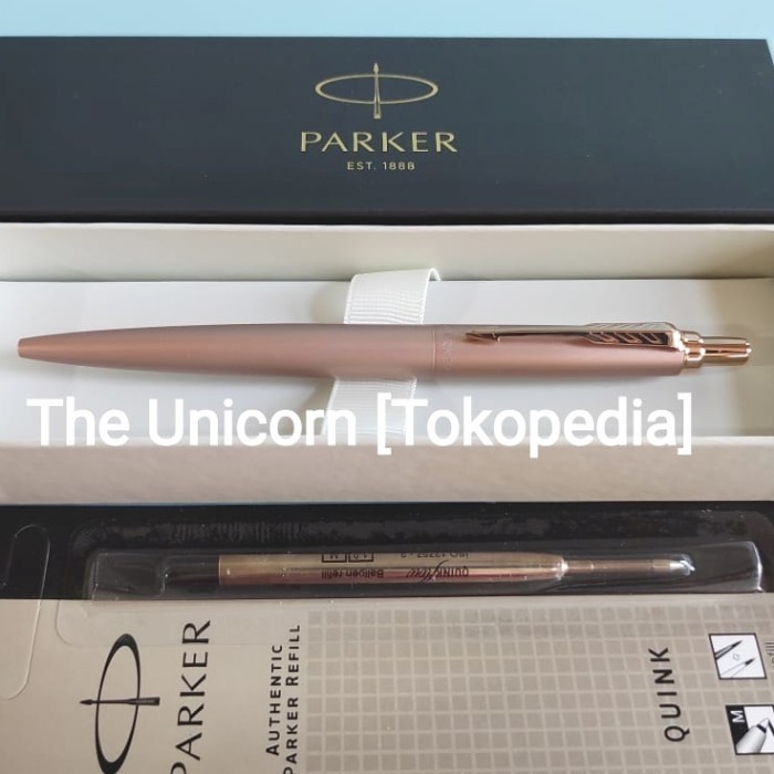 

Paket 1 Klik: 1pcs Parker Jotter XL Monochrome Rose Gold BP + Refill