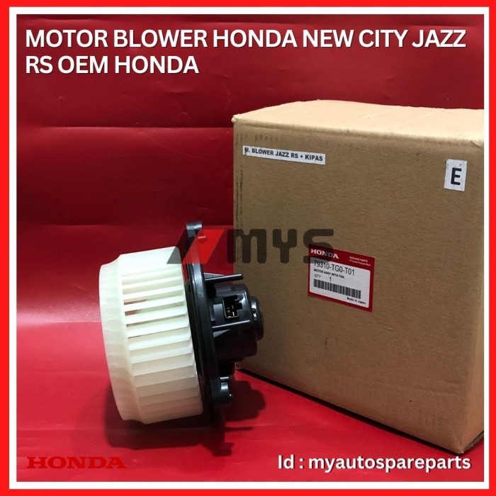 New.. Motor Blower Fan Kipas Angin Ac Mobil Honda New City Jazz Rs Assy