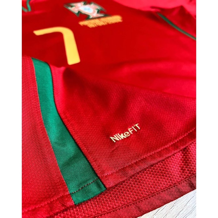 Jual Ronaldo #7 Timnas Portugal Home Shirt Jersey Euro 2008 Original CR7