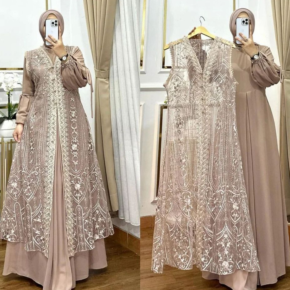 Games Aesthetic Pakaian Import Remaja Busana Gamis Jumbo Kekinian Gamis Abaya Lebaran 2025 Cantik Ke