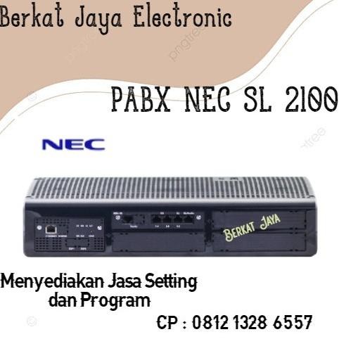 Central PABX NEC SL 2100 3 Line 16 Extensiin