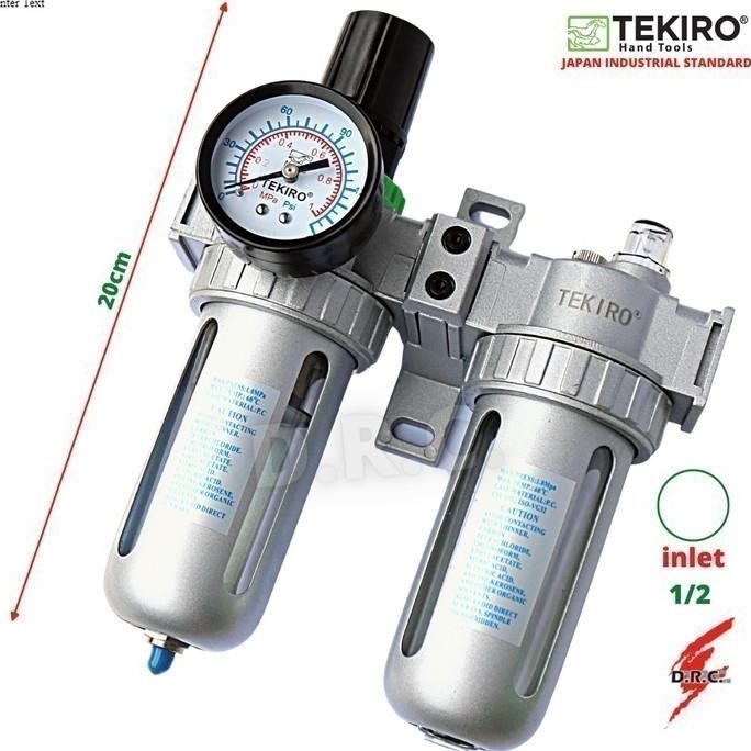 Double Air Filter Regulator Tekiro Filter Udara Kompresor Terlaris
