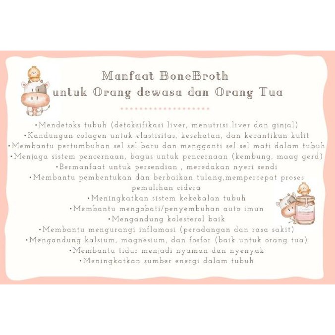 

Terbaru Chicken Kental Bone Broth / Kaldu Ayam Kental Doctor Broth Utk Mpasi