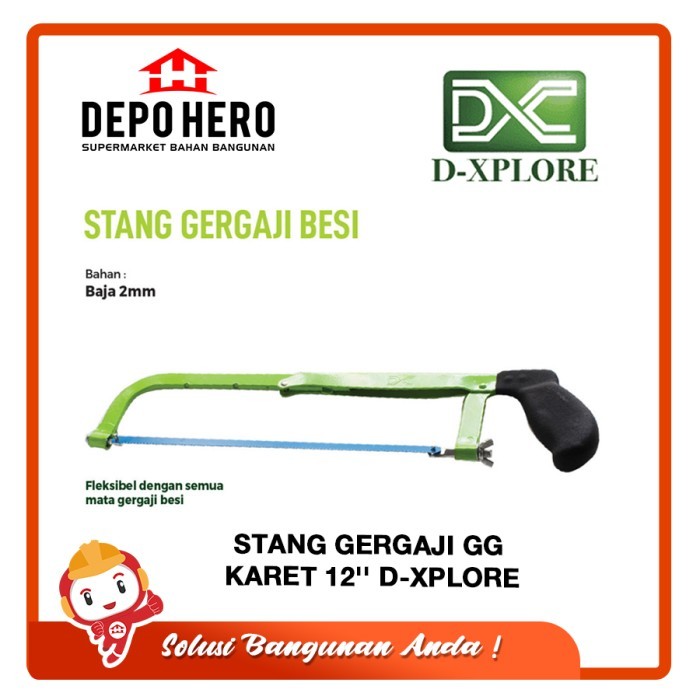 STANG GERGAJI GG KARET 12'' D-XPLORE