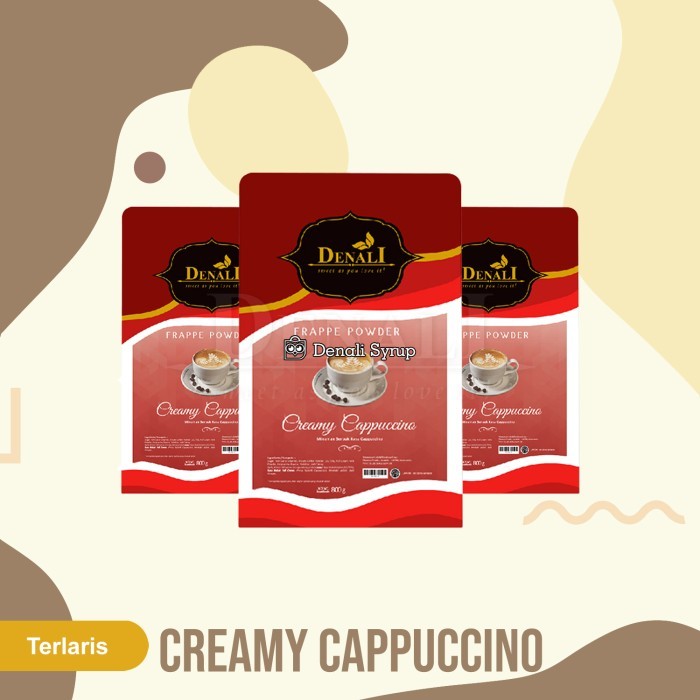 

Denali Powder Creamy Cappuccino 800 gr Bubuk Minuman Cappuccino 800g