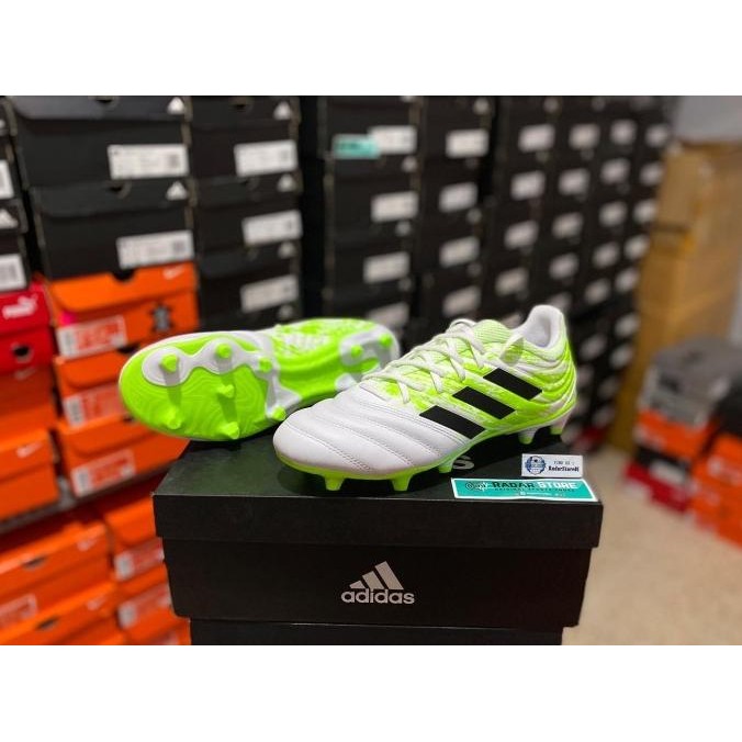 Sepatu Bola Adidas Copa 20.3 FG White Green G28553 Original BNIB DVS
