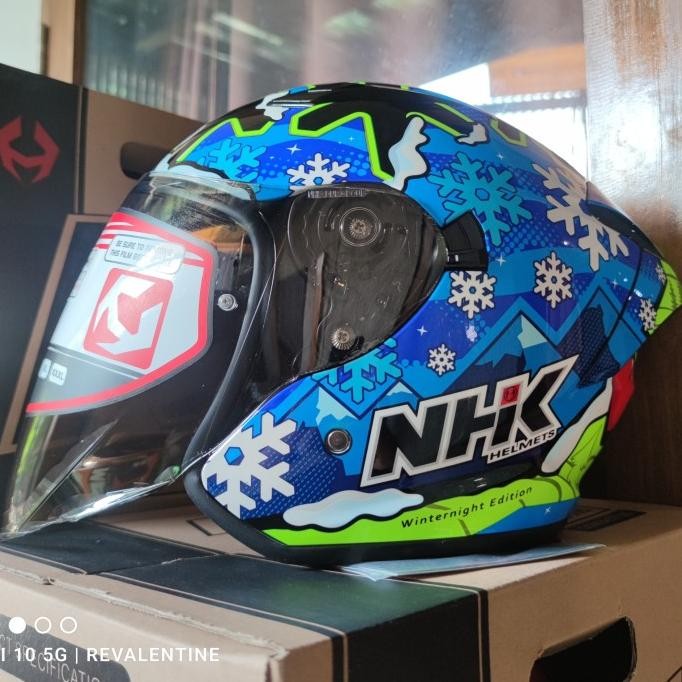 NHK S1 GP PRO WINTER NIGHT BLUE ORIGINAL | HELM HALF FACE S-1 GP PRO KUN