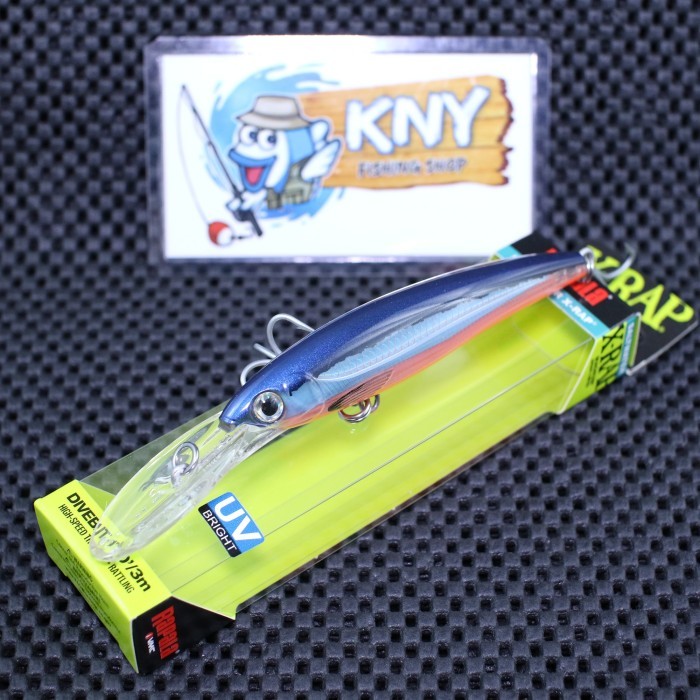 (KNY) Rapala XRAP 11cm 21gr Magnum 10 BLUE FUSILIER lidah panjang trolling