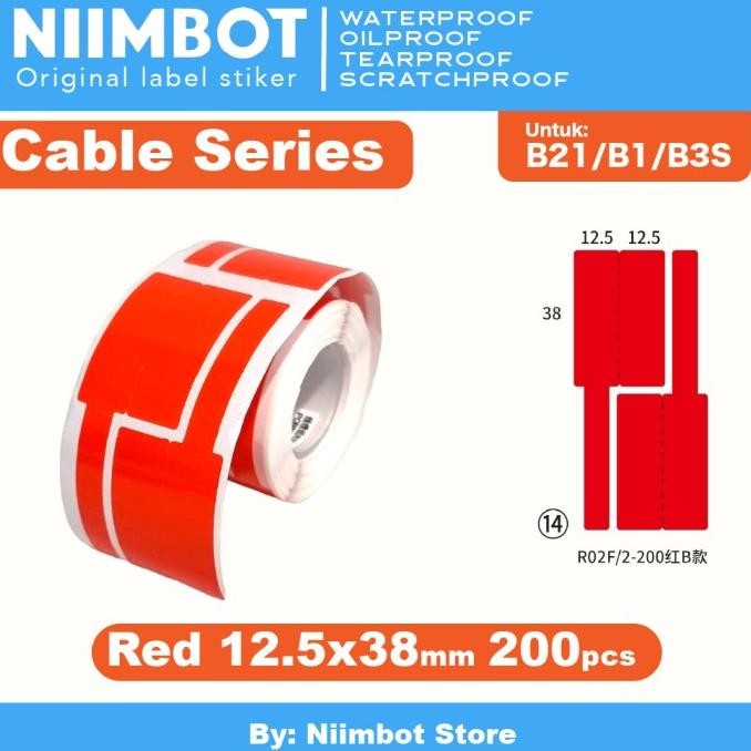 Sale Label Stiker Niimbot B21 B1 B3S Cable Kabel Lan Tag Label Sticker