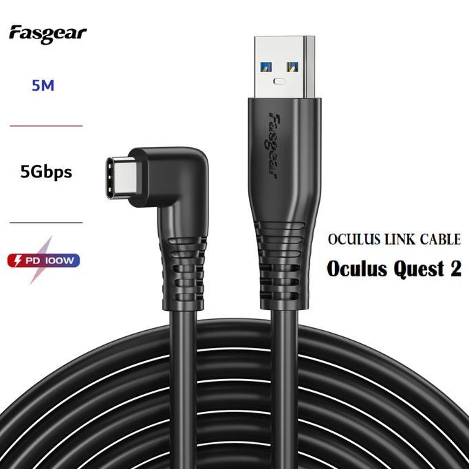 

Terbaru Oculus Link Cable For Oculus Quest - 3M/5M Usb Type A/C To Usb Type C