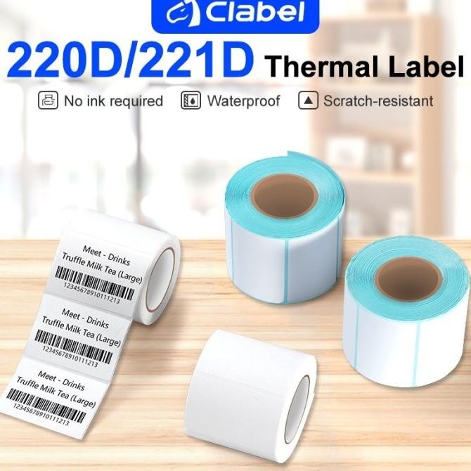 

Sale Kertas Label Thermal Waterproof Coating Untuk Pakaian Dan Makanan 220D/221D - Clabel Rm