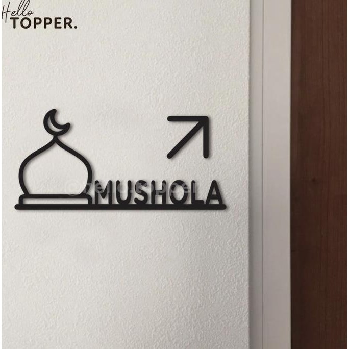 

Sale Stiker Sign Mushola Akrilik | Mushola Sign Acrylic Sticker Modern