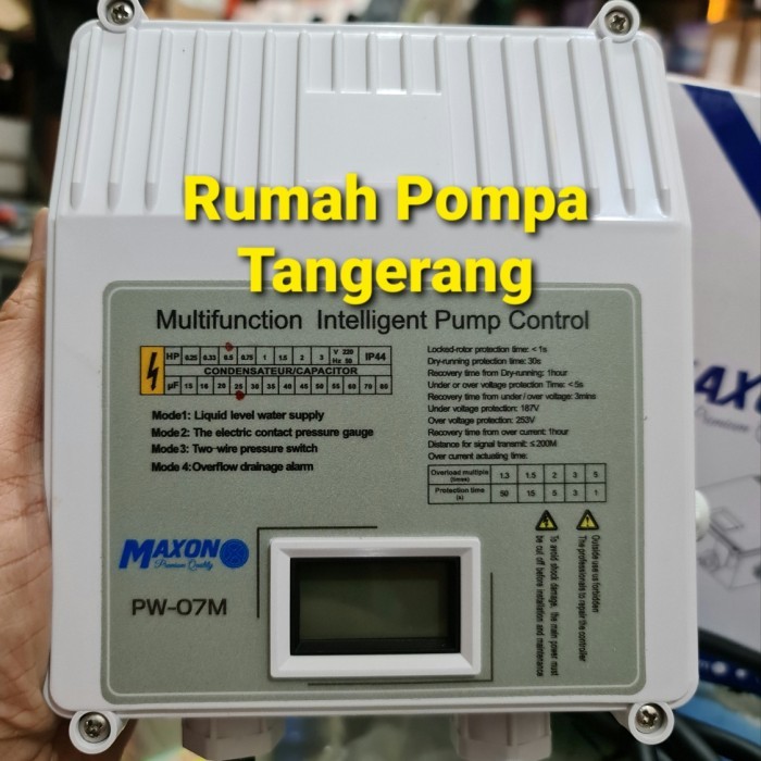 MURAH CONTROL BOX WLC MAXON POMPA SATELIT UNTUK 1.5HP 1PHASE