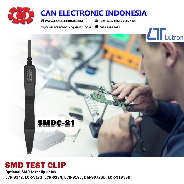 Jual Smd Test Clip Lutron Smdc-21 Untuk Lcr-9183, Lcr-9184 Lutron