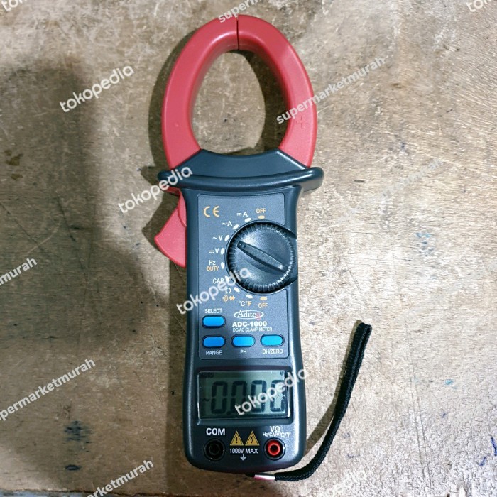 Jual Digital Clamp Meter Tang Ampere Ac-Dc 1000A Aditeg Adc-1000