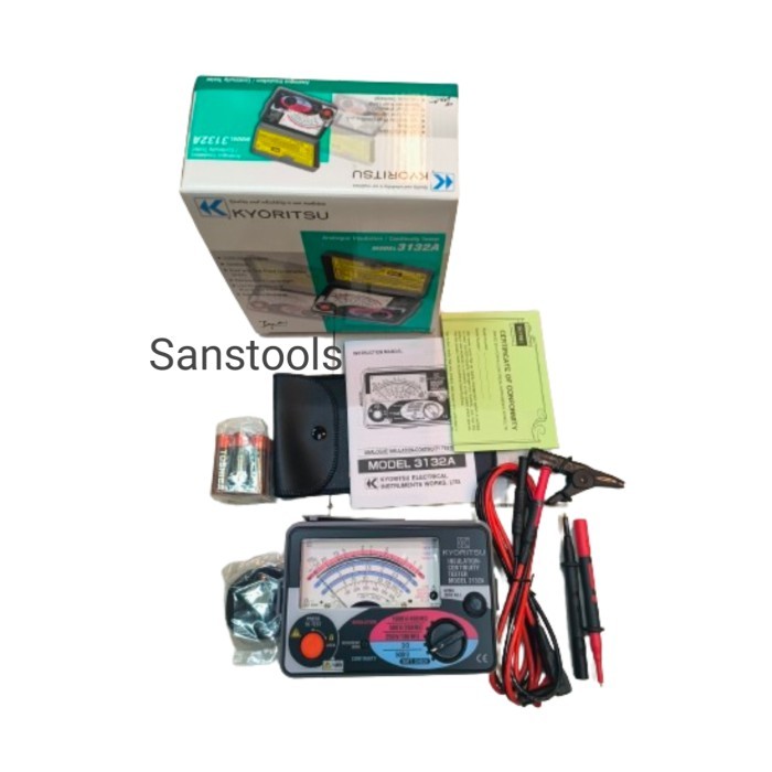 Jual Insulation Tester Analog / Insulation Tester Kyoritsu 3132A