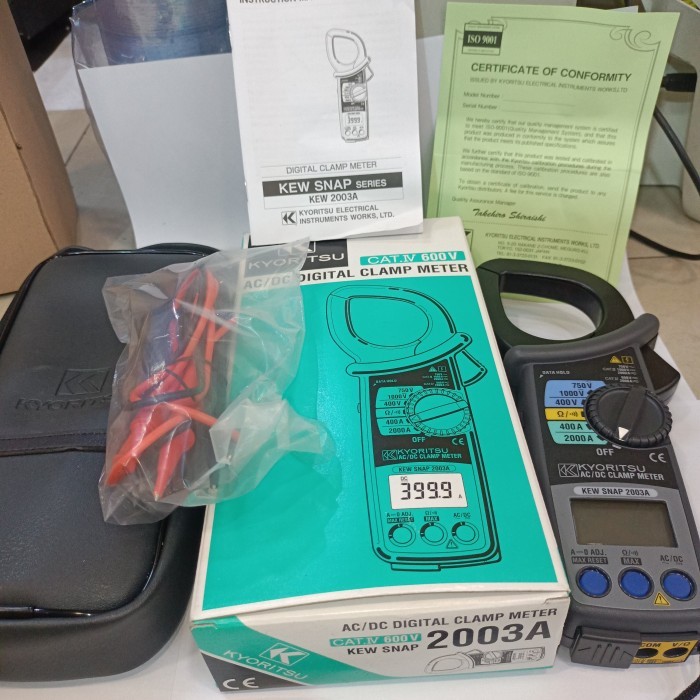 Jual Tang Amper Kyoritsu 2003A Ac Dc / Digital Clam Meter 2003A Kyoritsu