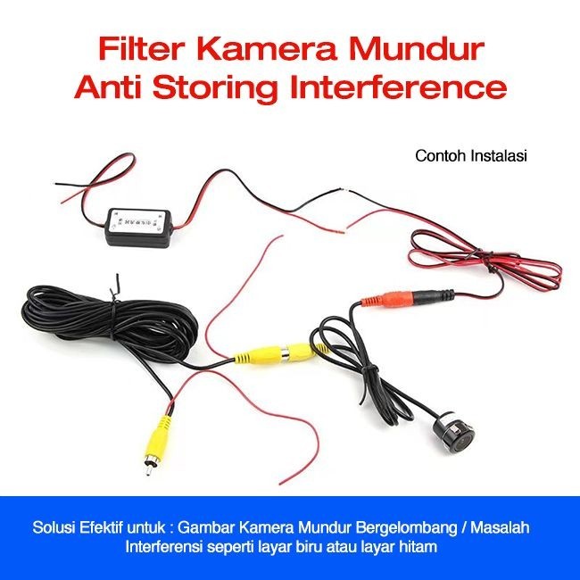 ALAT ANTI STORING KAMERA MUNDUR MOBIL / CAR CAMERA NOISE FILTER