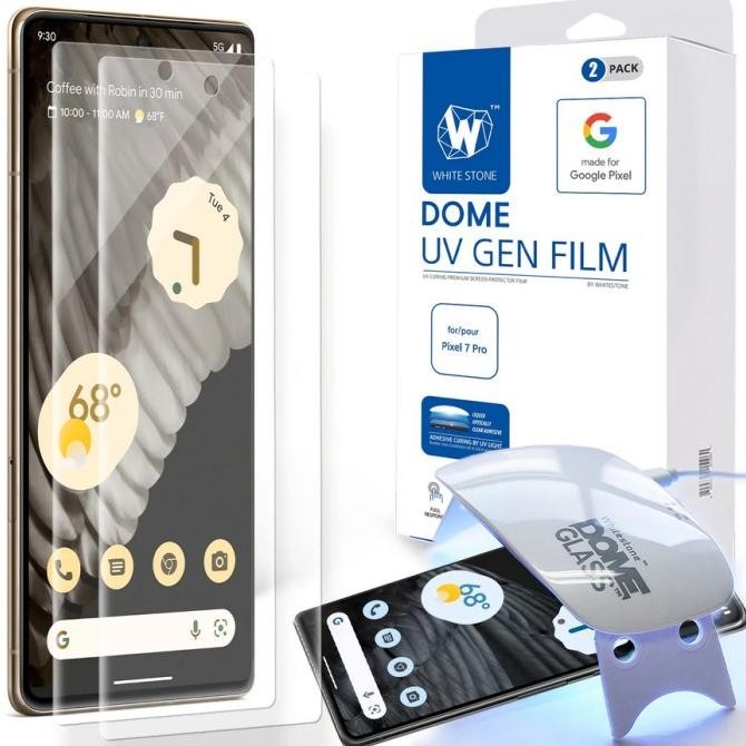 

Whitestone Dome Uv Gen Hard Coated Film Screen Protector Pixel 7 Pro Terlaris