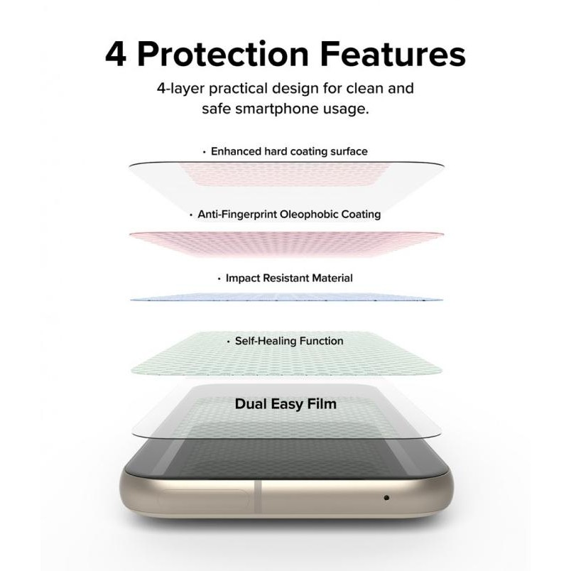 

Ringke Dual Easy 2 Pcs Screen Protector Film Google Pixel 8A Original Terlaris