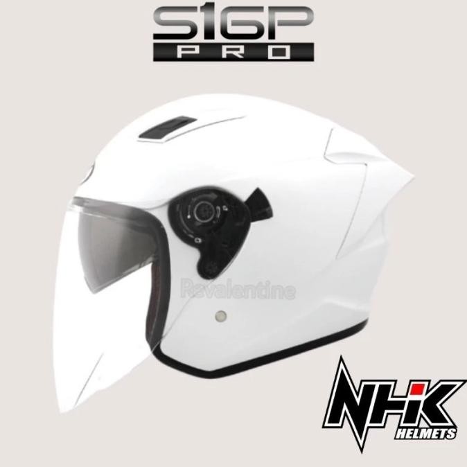 ASLI NHK S1 GP PRO PLUS STARWHITE ORIGINAL | HELM HALF FACE NHK S-1 PLUS